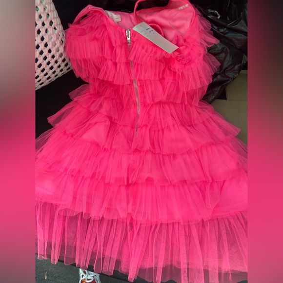 Pink Ruffled Dress - Picture 6 of 8